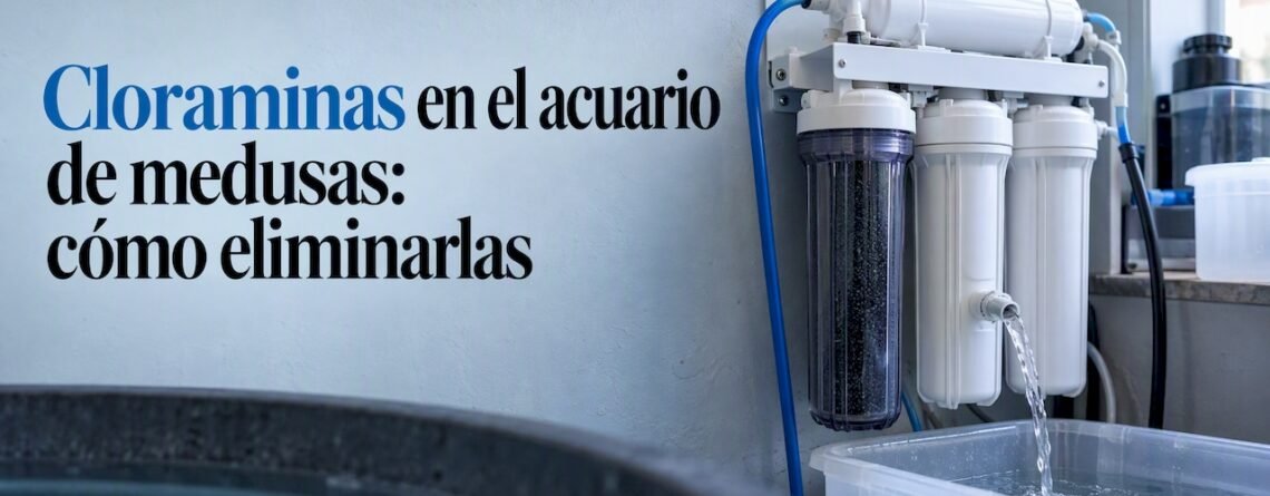 Sistema de filtración para acuario de medusas
