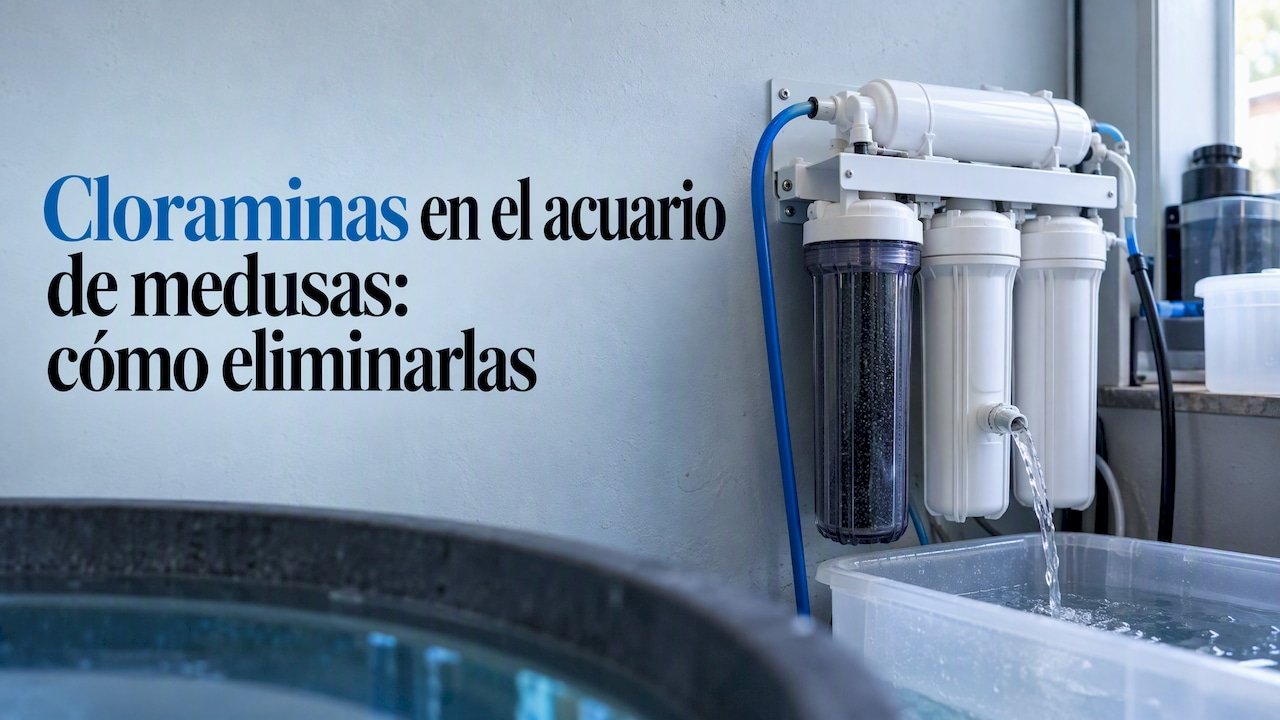 Sistema de filtración para acuario de medusas